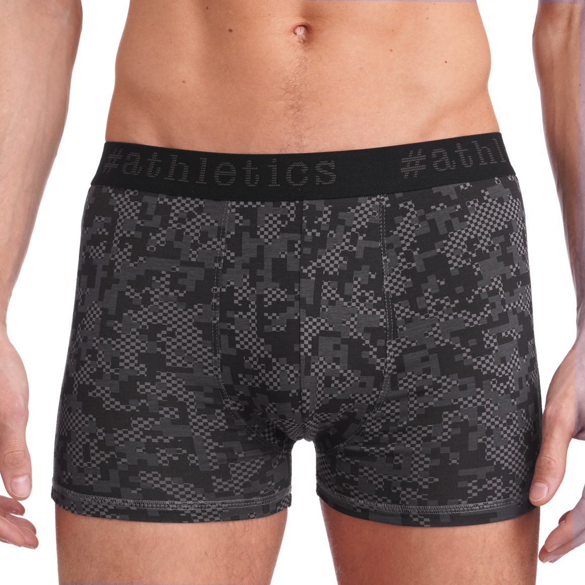 VanVaan 3 Herren Retroshorts im Set grau / schwarz