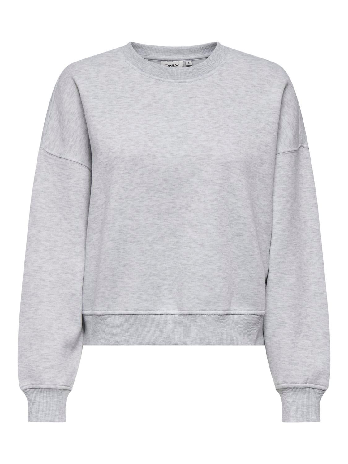 ONLBEST Sweatshirt Light Grey Melange