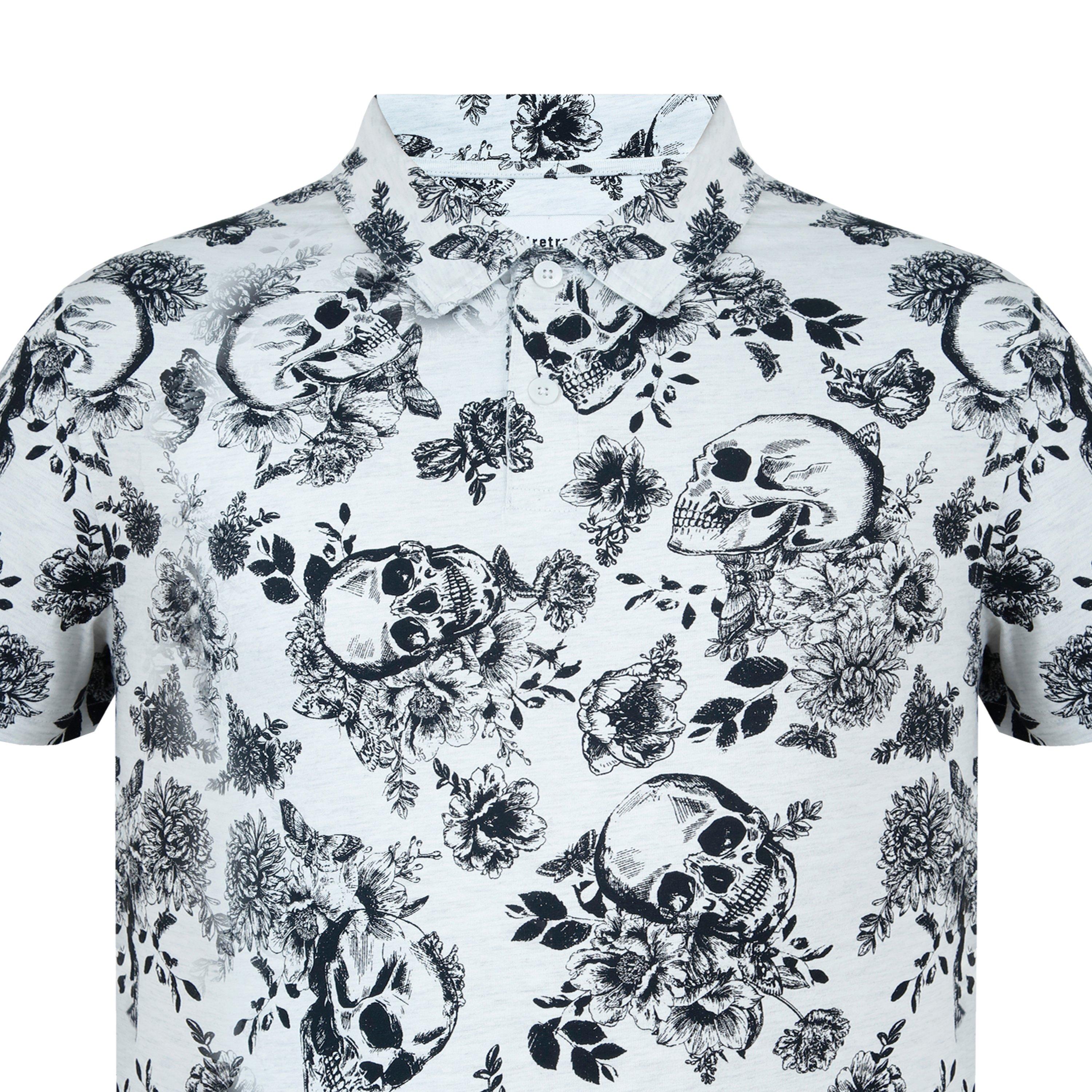 Firetrap All Over Print Polo Top Mens
