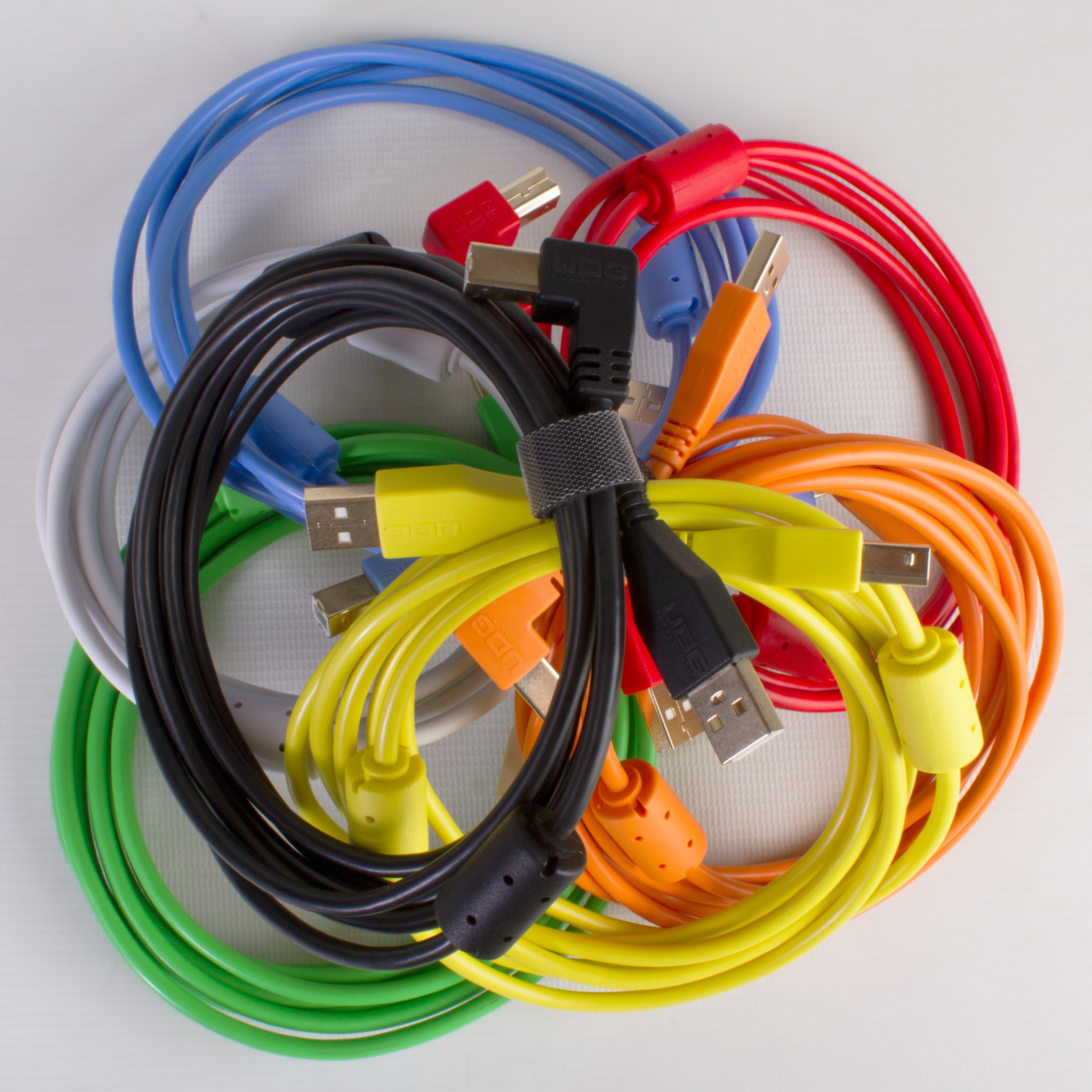 UDG U95003LB audio kabel USB 2.0 A-B recht blauw 3m