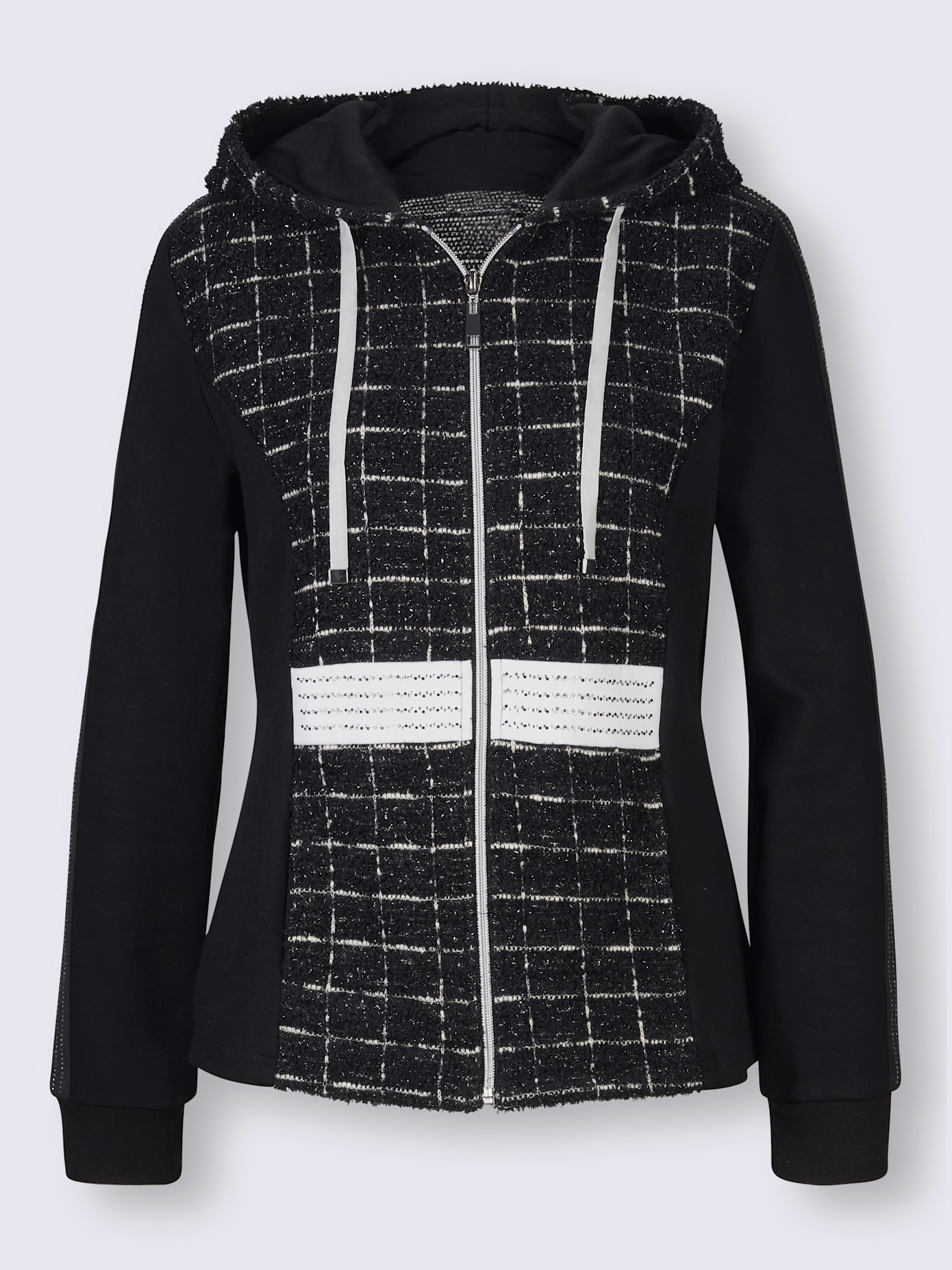 Veste légère mélange de matières tendance