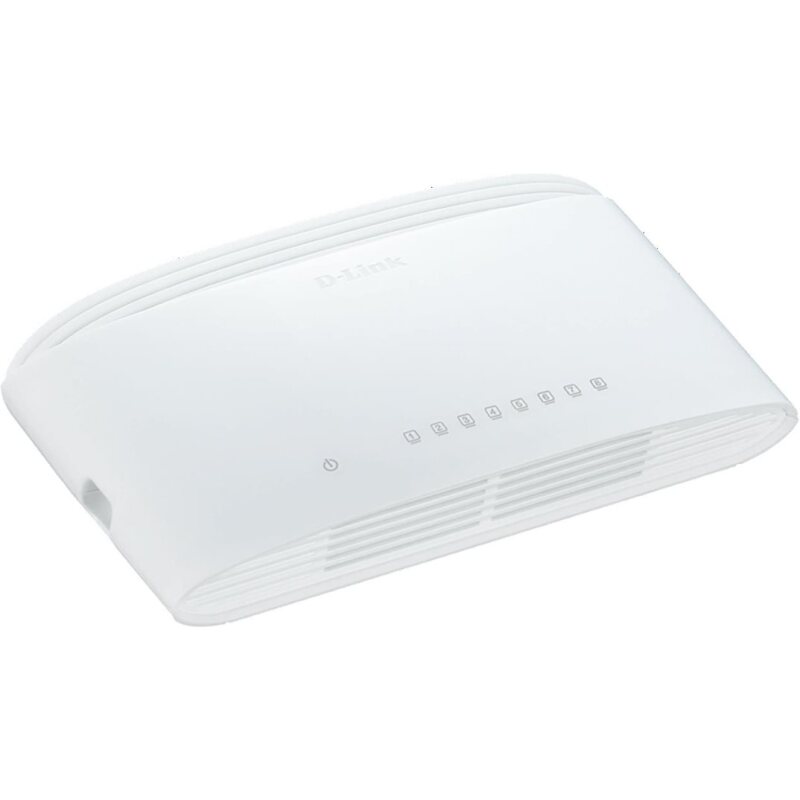 D-Link DGS-1008D/E commutateur réseau Non-géré Gigabit Ethernet (10/100/1000) Blanc