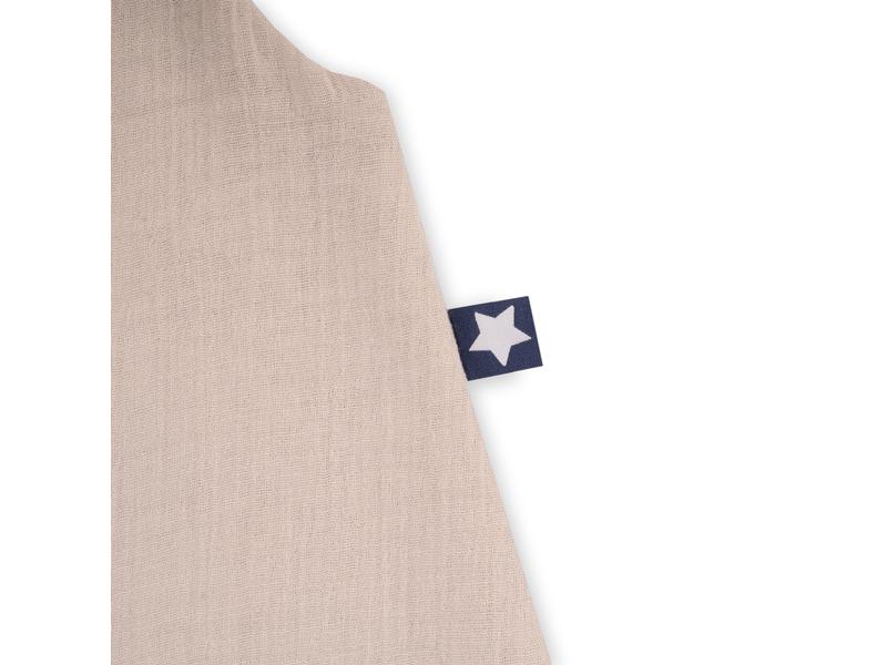 Julius Zöllner Baby-Sommerschlafsack Jumper Musselin Sand 8 Schlafoverall Jumper mit Reissverschluss
