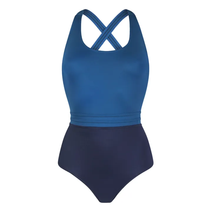 Smoon Maillot de Bain Menstruel - Flux Moyen | Bleu