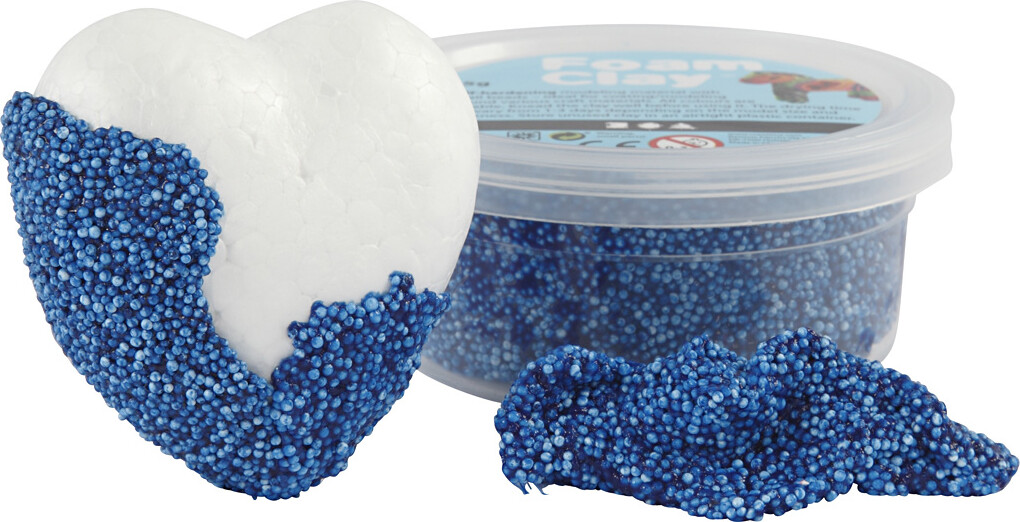 Foam Clay - Blå - Modellervoks - 35 G