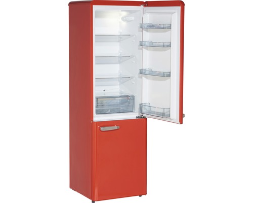 Wolkenstein KG250.4RT FR koel-vriescombinatie, afmetingen (B x H x D): 54,5 x 177,5 x 62,6 cm, koelgedeelte: 180 l, vriesgedeelte: 69 l