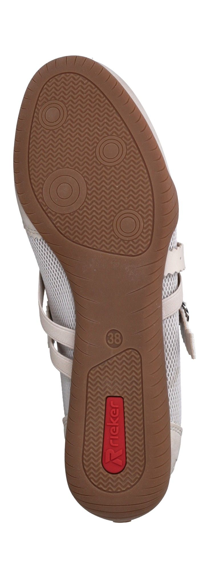 Rieker Sport Ballerina's Beige Dames