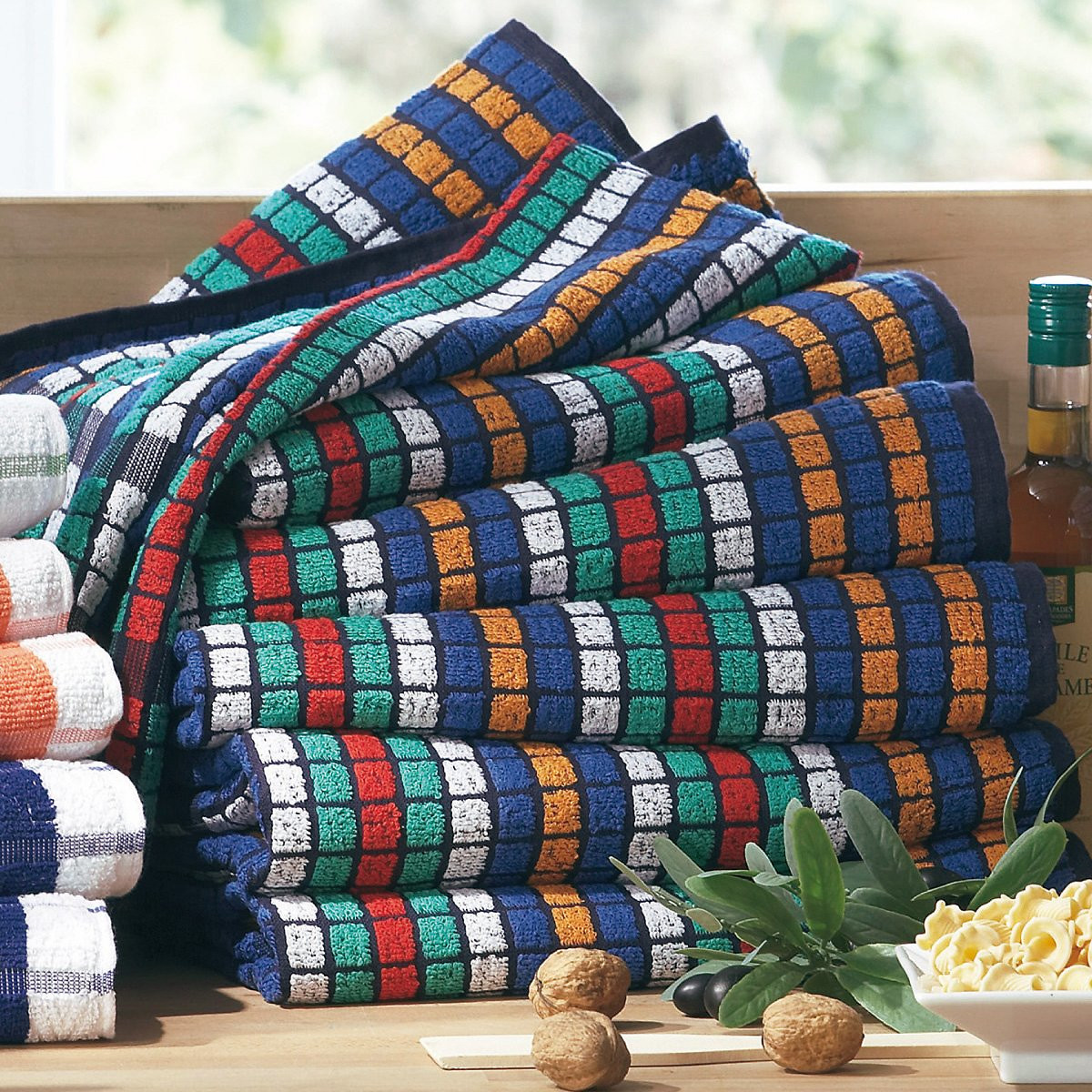 SO'HOME<br>Conjunto de 6 panos de prato de tecido atoalhado