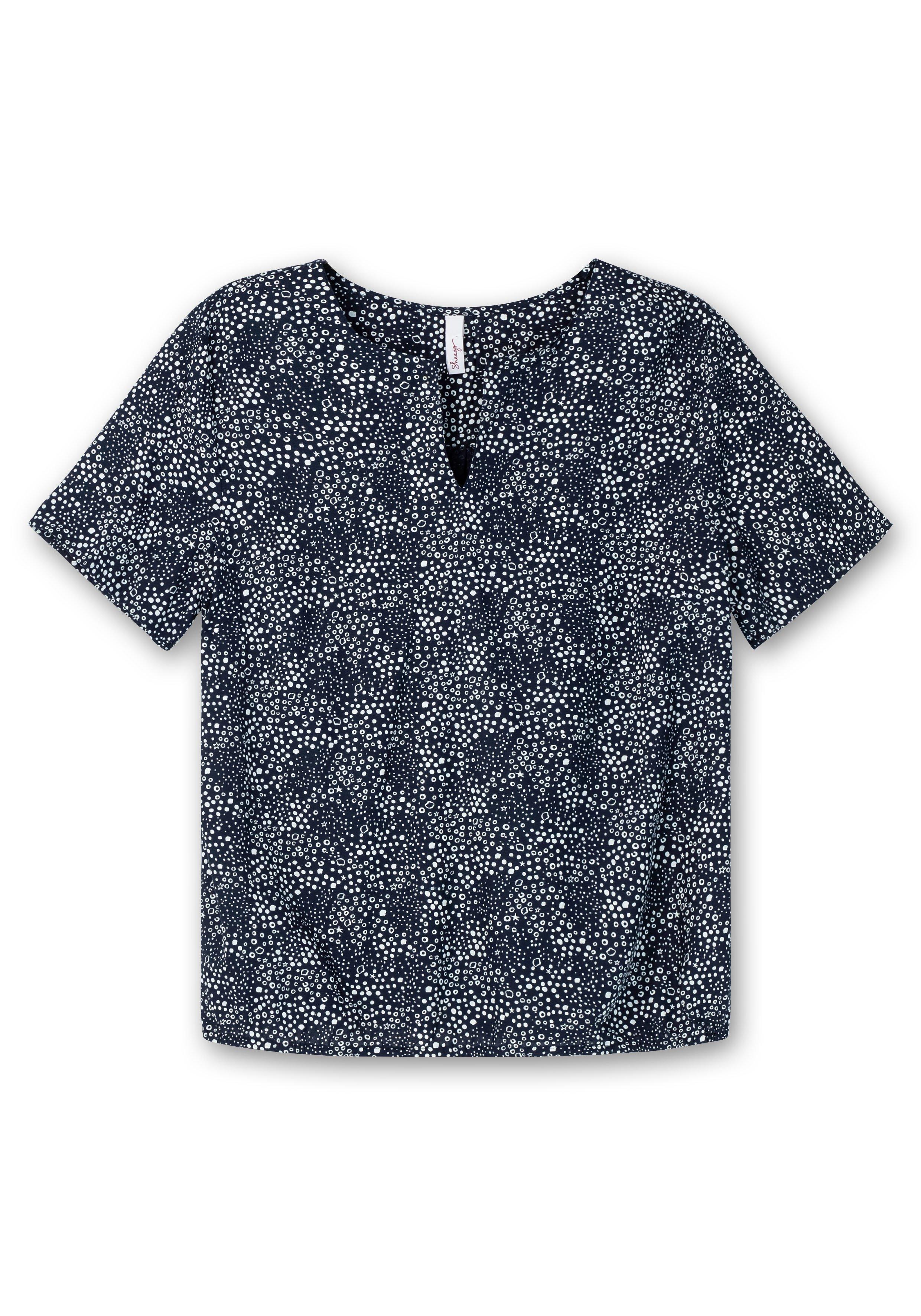 Tunika mit Alloverprint und Saum-Gummibund