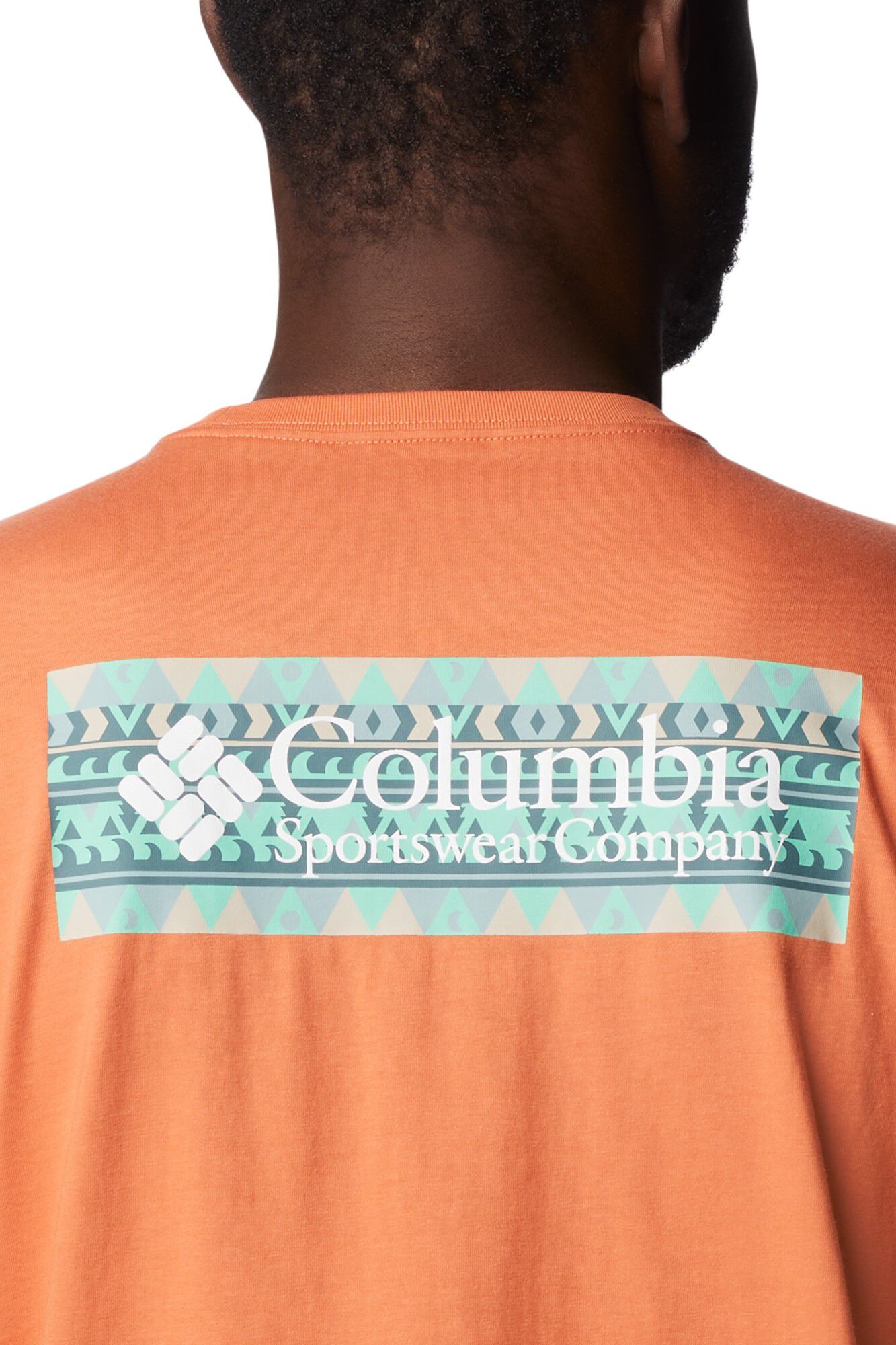 Camiseta masculina de manga curta Columbia North Cascades™ - Laranja