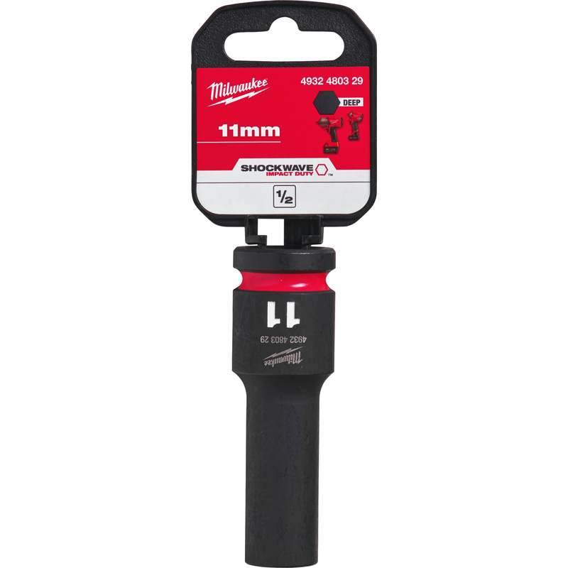 Milwaukee slagdop Shockwave 1/2 lang 11mm*