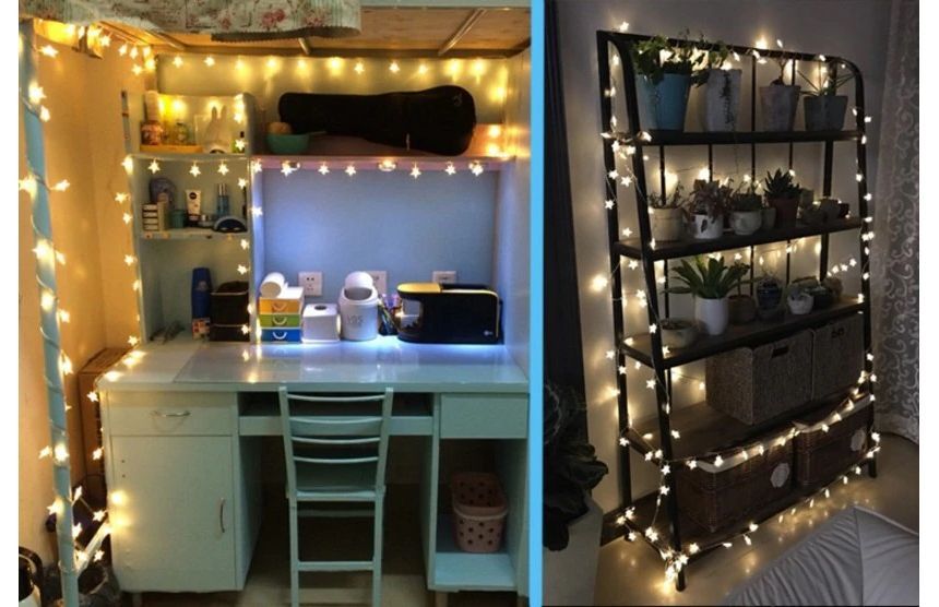 HOMTEC - USB / Batterijgevoede Sterrenlichtsnoer (Diverse ontwerpen)