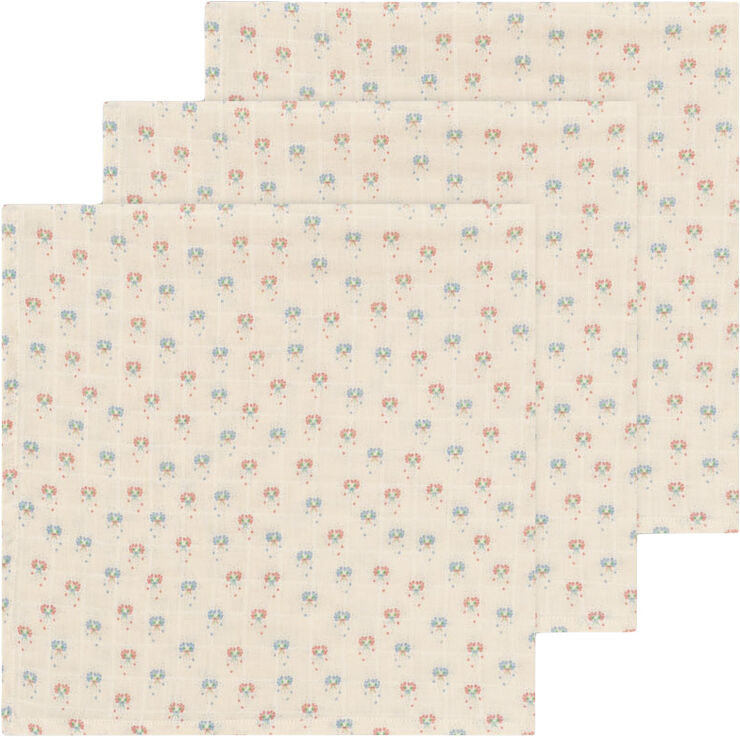 Konges Sløjd 3 PACK MUSLIN CLOTH GOTS P99089
