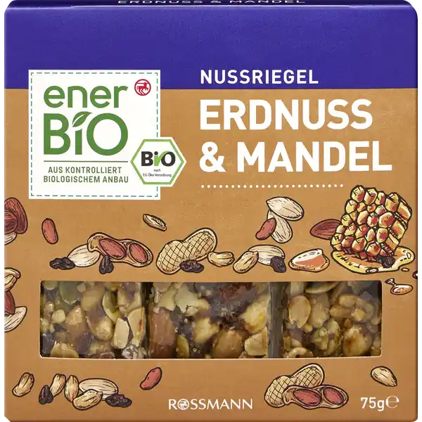Nussriegel Erdnuss & Mandel