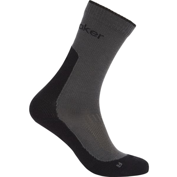 Chaussette randonnée ICEBREAKER W MER HIKE+ LIGHT CREW OBSIDIAN/BLACK