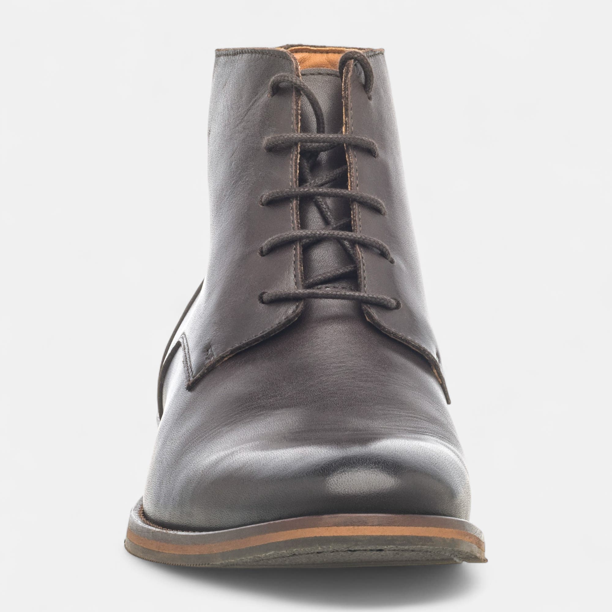 Bottines habillées Homme en cuir marron