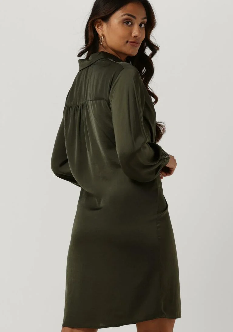 MY ESSENTIAL WARDROBE groene my essential wardrobe mini jurk hilo dress