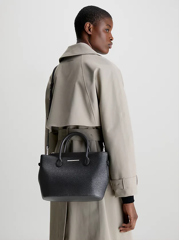 Bolsa de compras em couro sintético