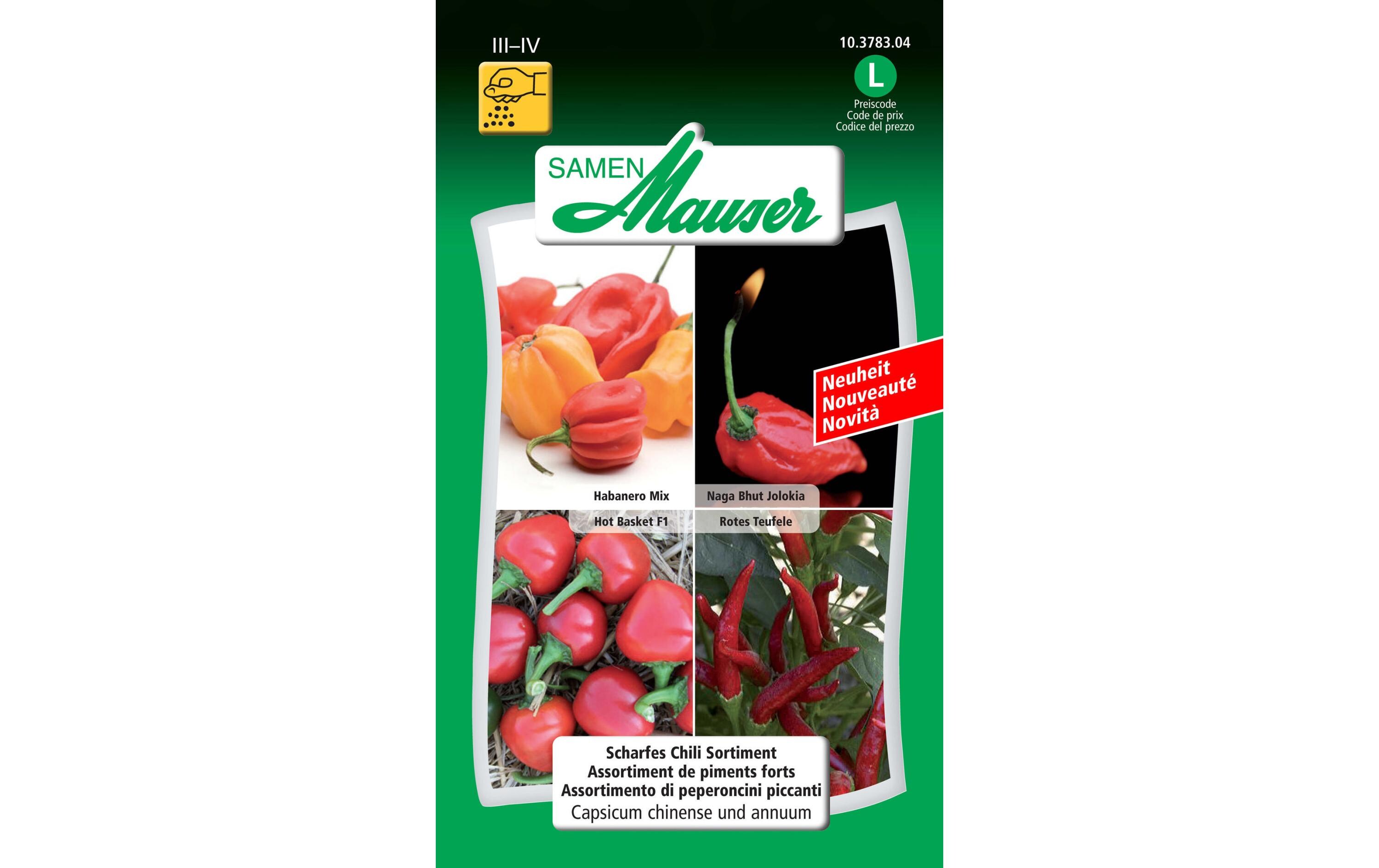 Samen Scharfe Chili SortimentGemüsesamen