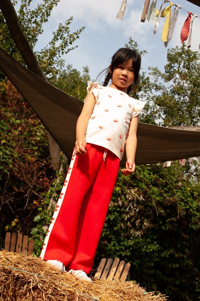Jubel Jubel sporty broek - Salsa Sunset rood
