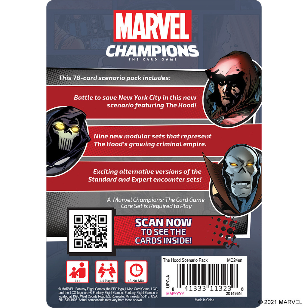 Marvel Champions : The Hood Scenario Pack