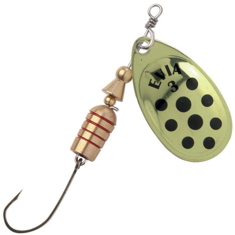 Cuiller Tournante Evia Coe Dots Mod 12Fss - Or Points Noirs