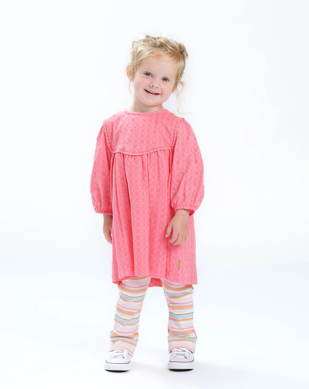 Langarm-Kleid KITTA in pink a boo