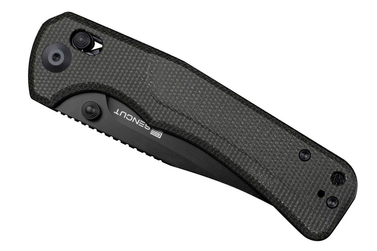 SENCUT Slybolt S25001A-1 Black 9Cr18MoV, Dark Green Micarta, zakmes