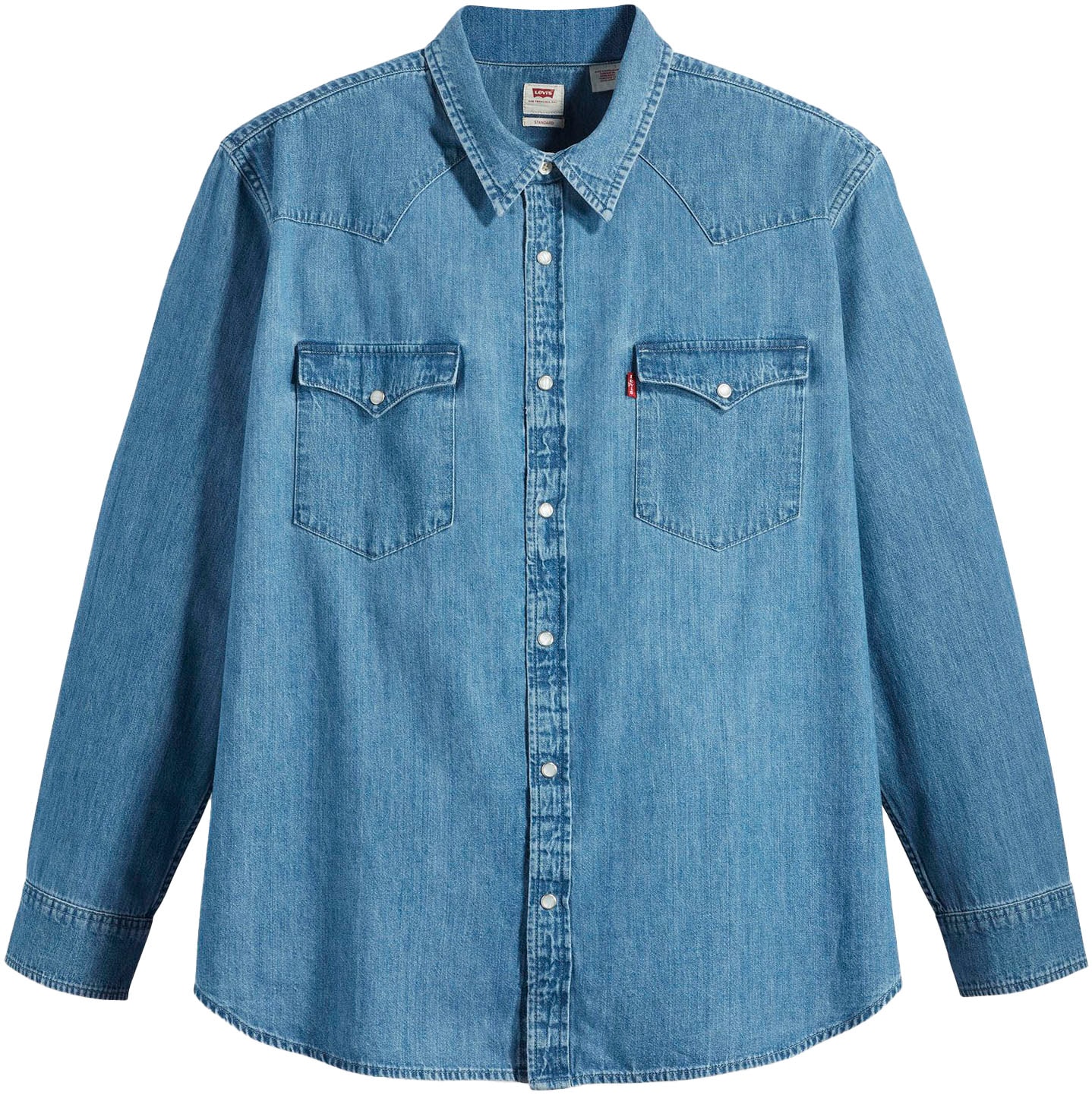 Levi's® Plus Jeanshemd , im Westernstyle