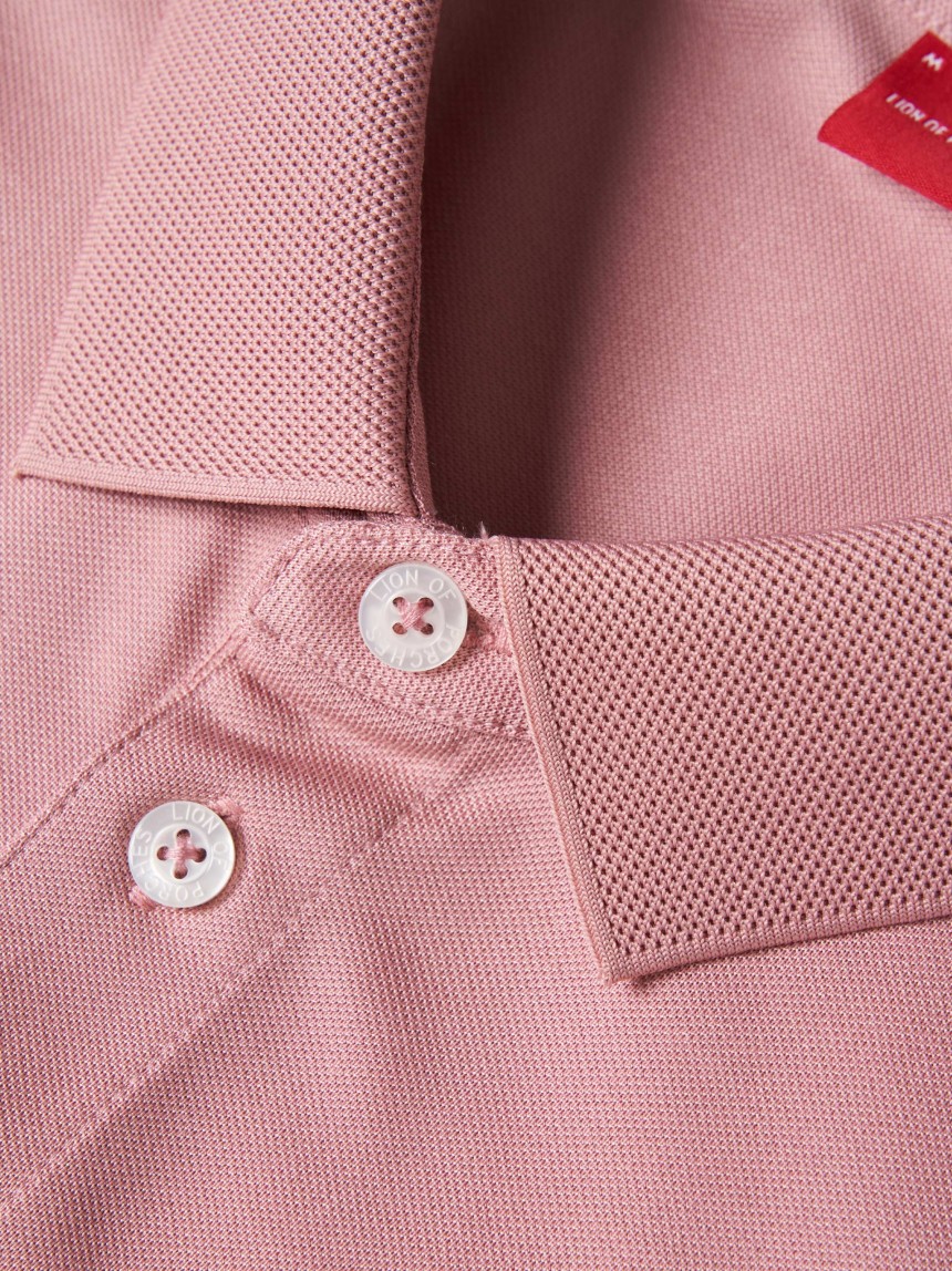Polo de manga curta regular fit