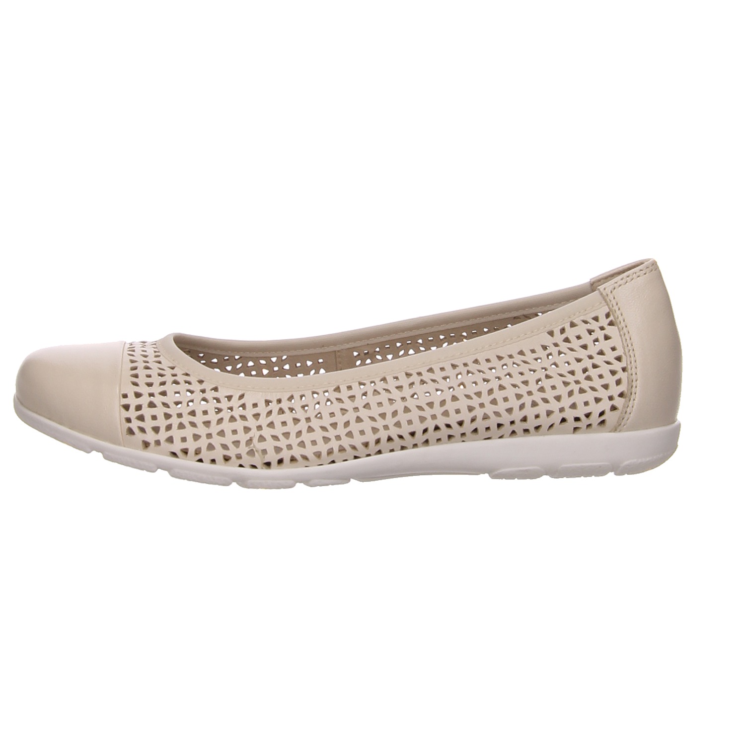 Caprice Ballerina creme beige