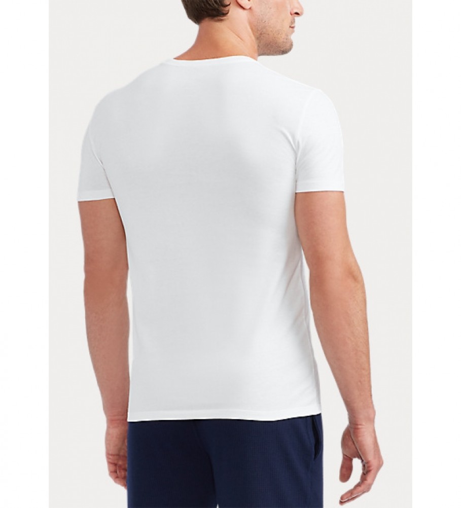 Conjunto de 3 camisetas regatas Ralph Lauren, brancas