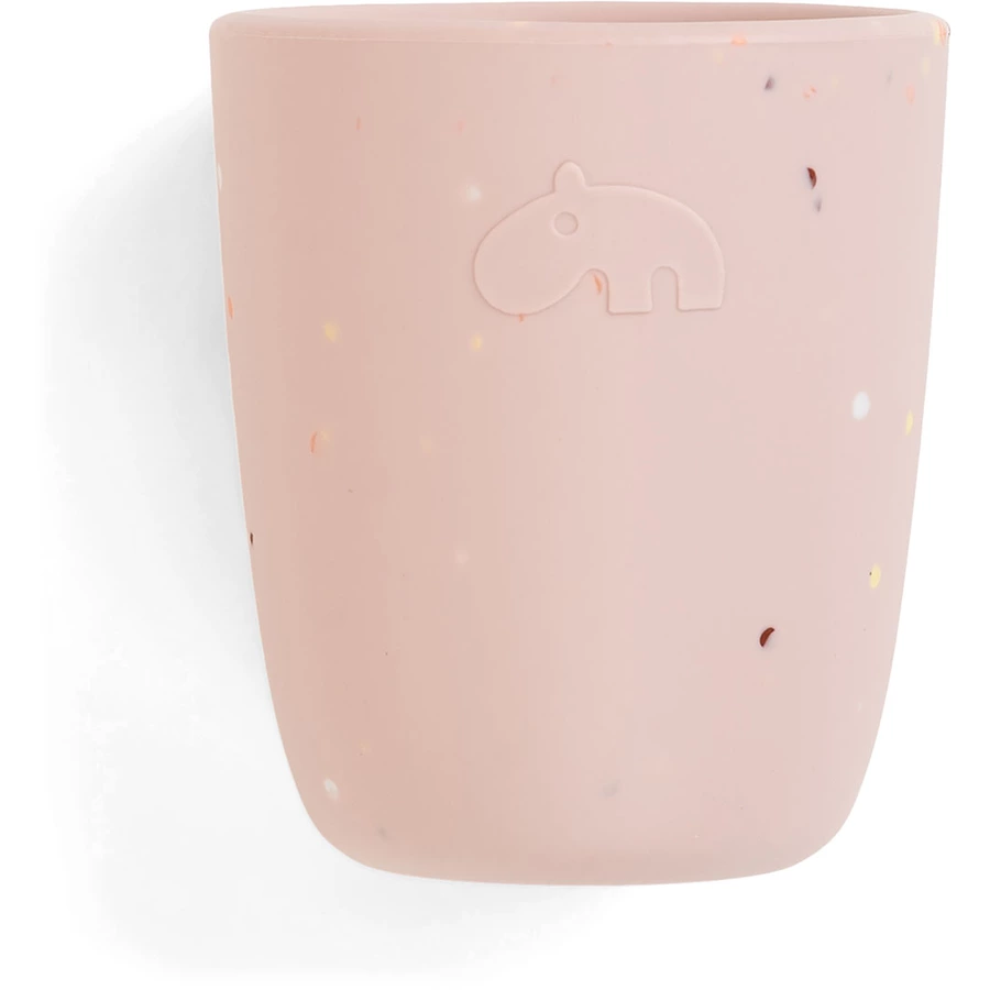 Done by Deer™ Silikon Geschirr-Set Confetti rosa