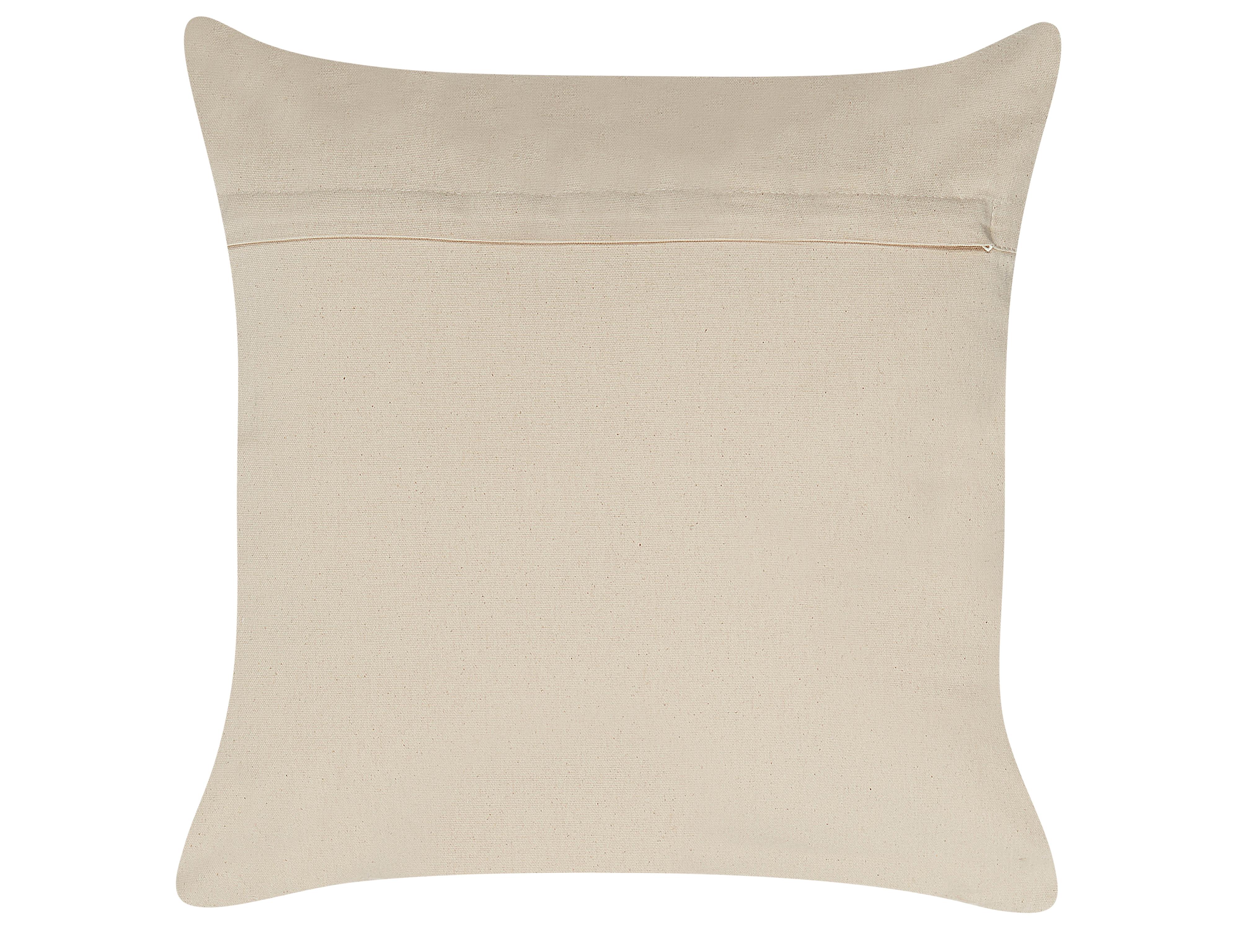 Set van 2 sierkussens OUJDA Katoen 50 x 50 cm Goud geometrisch patroon