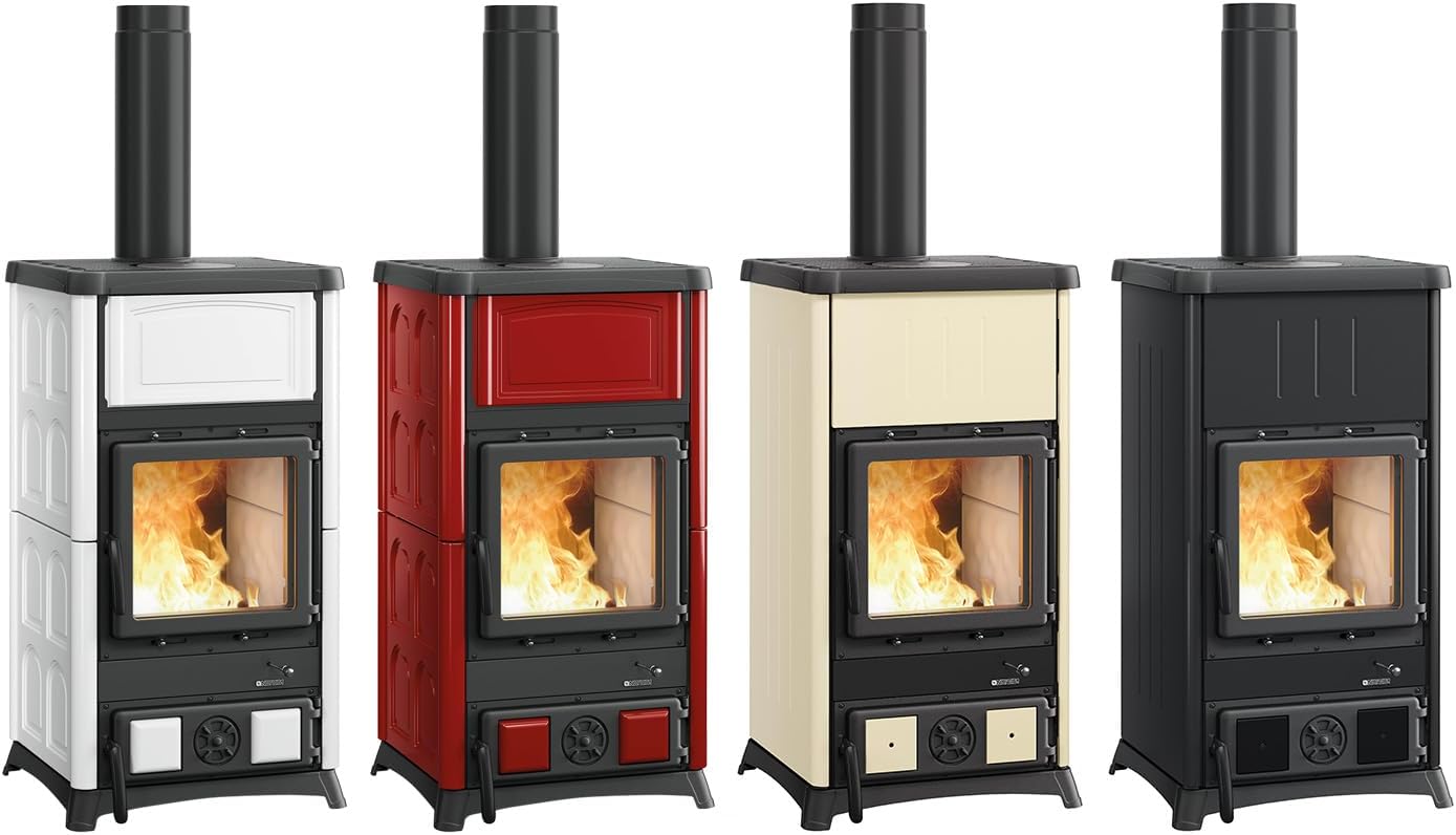 Nordica - stufa a legna nordica concita 2.0 - bianco infinity - 30966