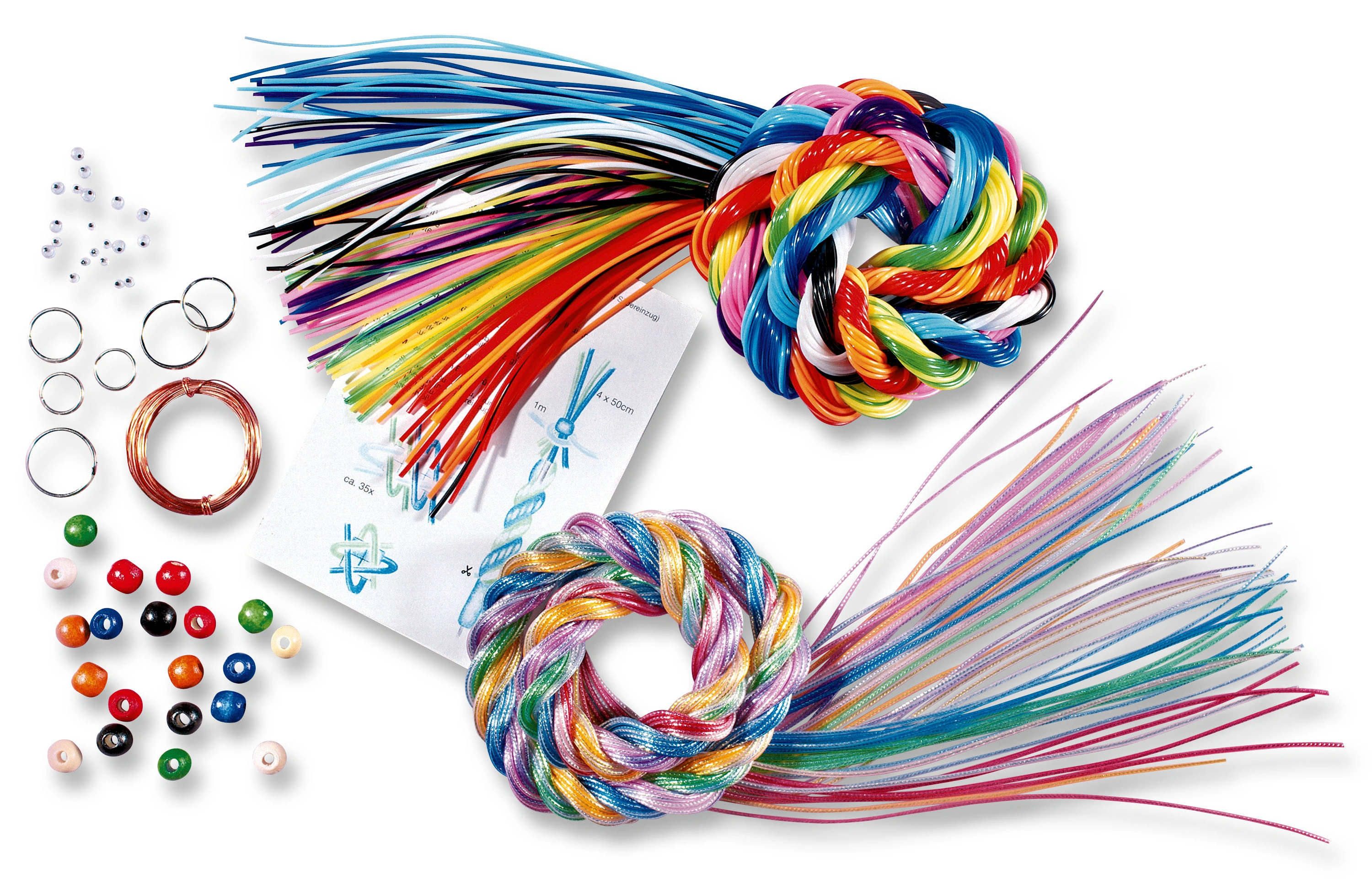 folia Flechtschnüre-Bastelset