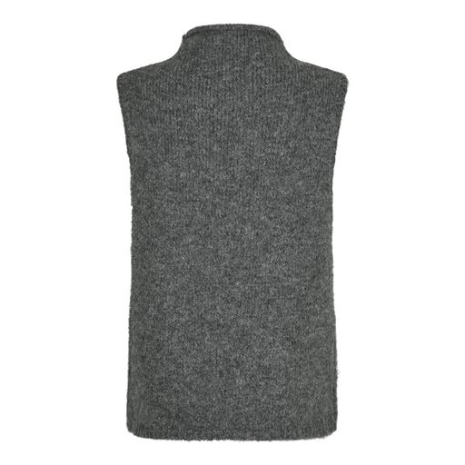 Neo Noir Odelia Knit Vest, Antracit, 36