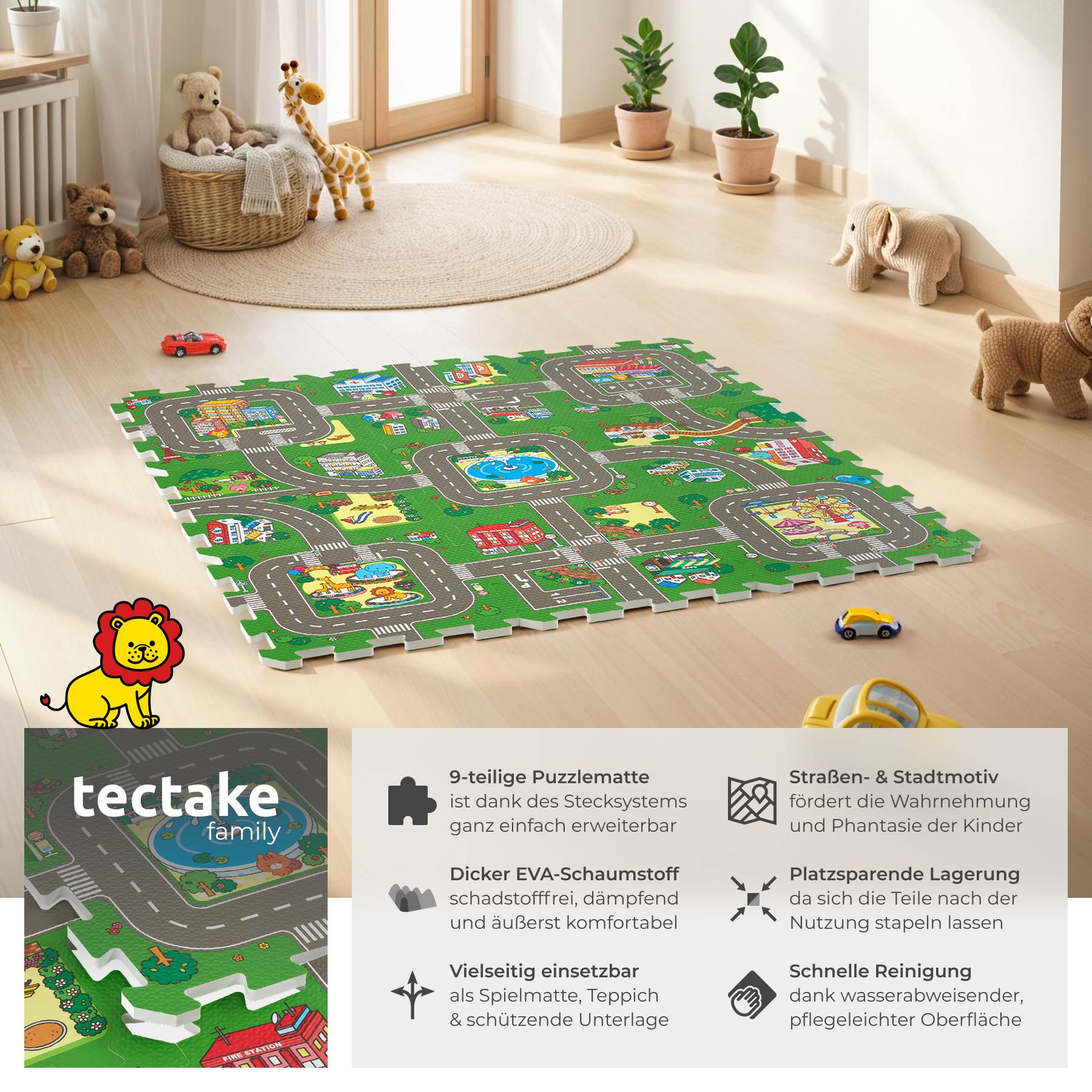 Puzzlematte MyCity