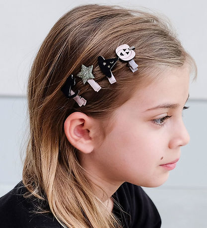 Mimi & Lula Haarspange - 8 st. - 3,5 cm - Mini Gruselig Hallowee