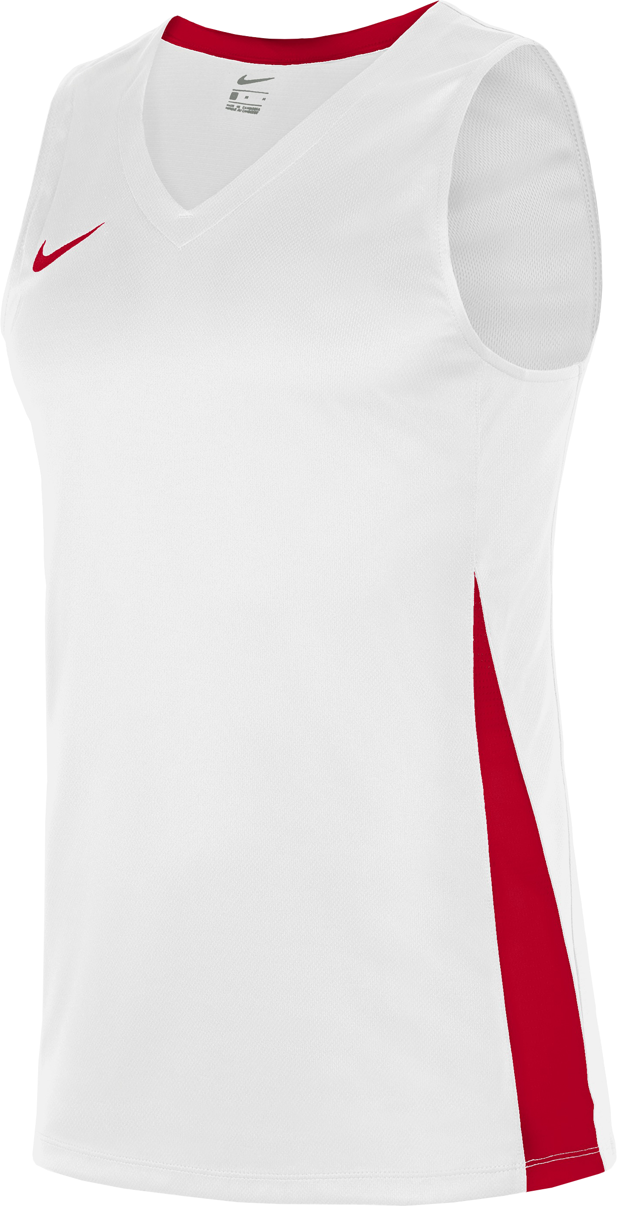 Nike Team Basketball Stock Trikot Weiss Rot F103
