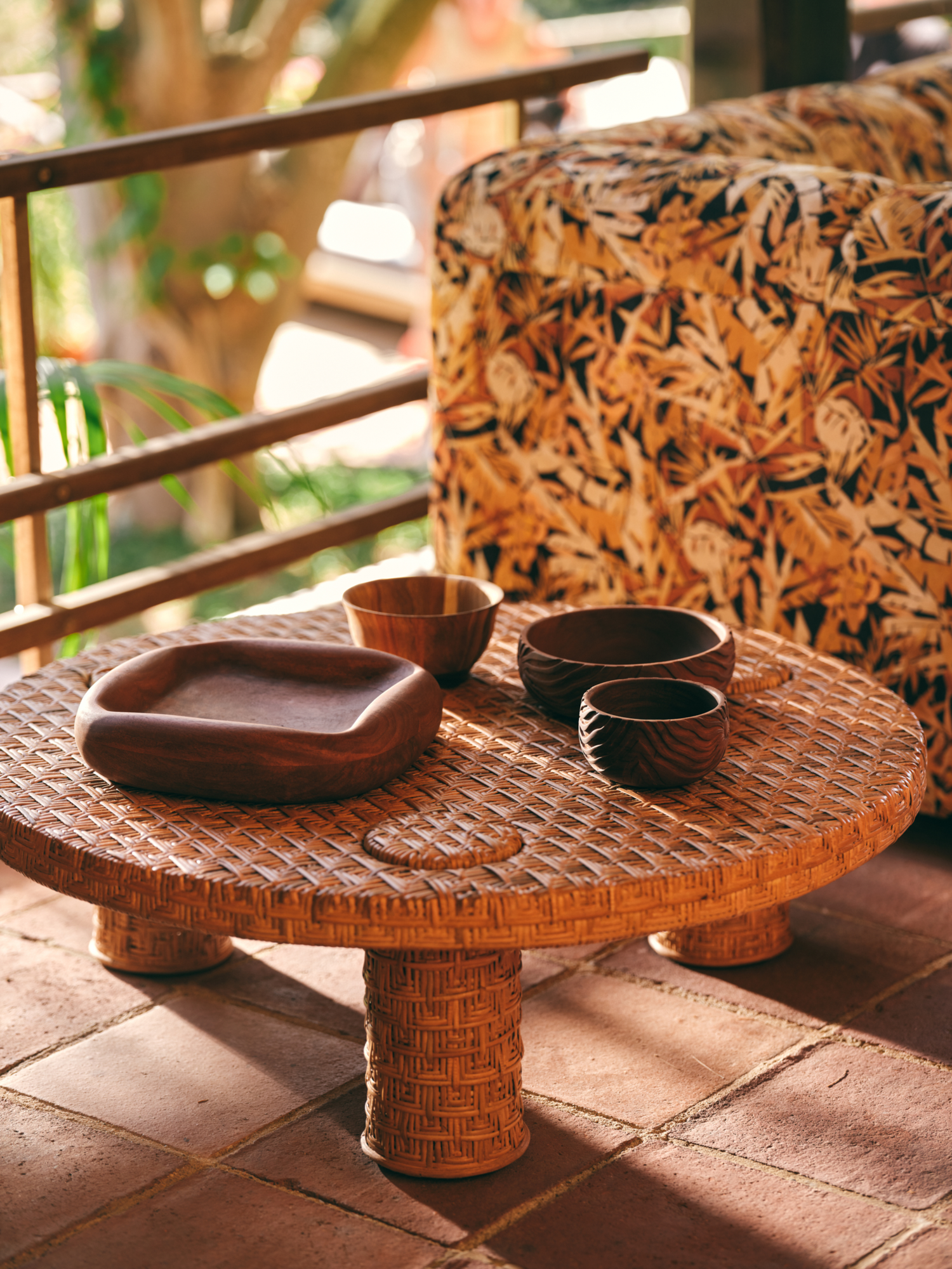 Schaal Wooden Fruit Bowl