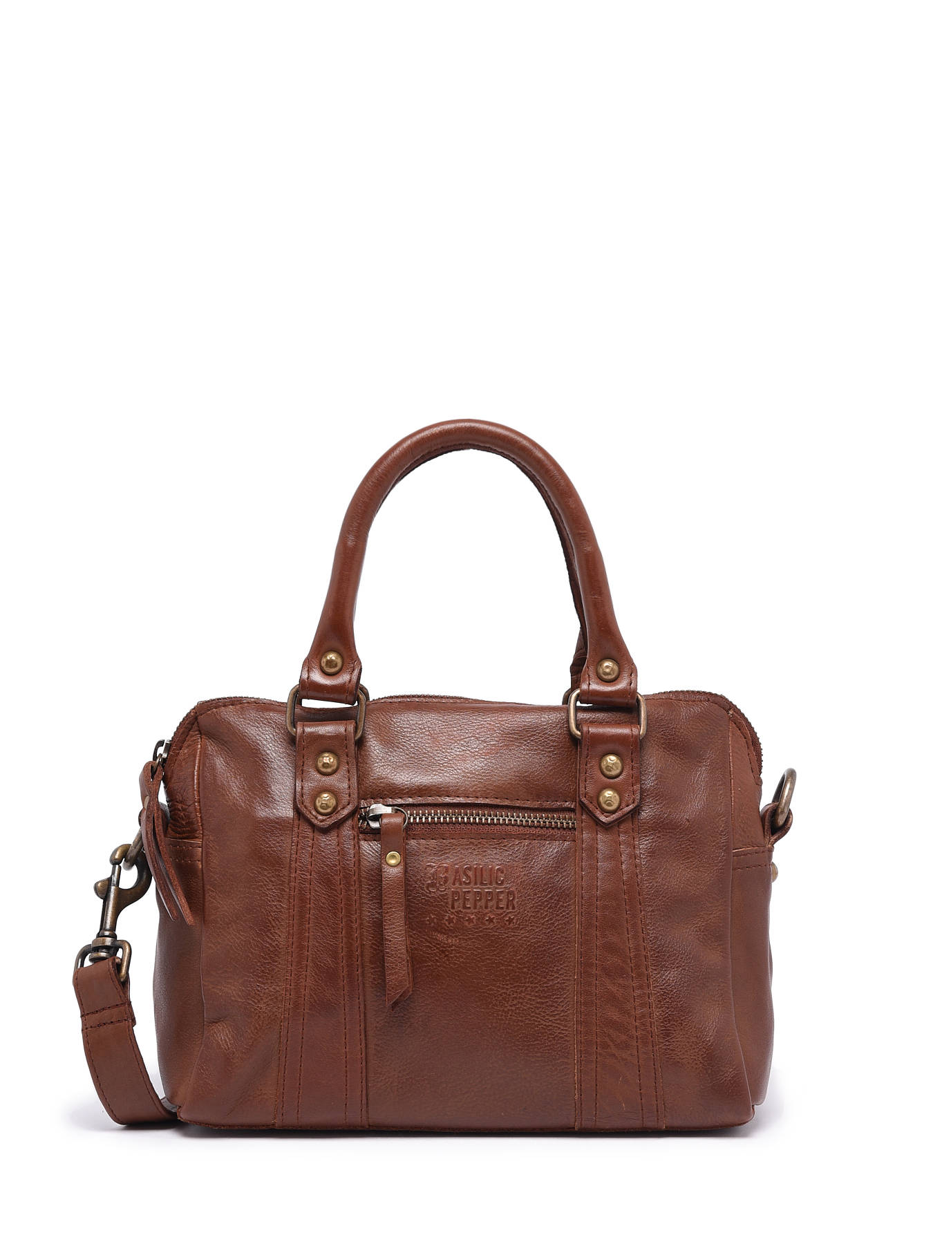Sac bandoulire Cow cuir BASILIC PEPPER