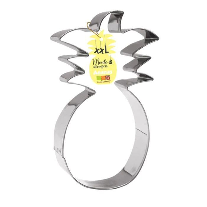 Découpoir à pâtisserie inox XXL - Ananas Scrapcooking