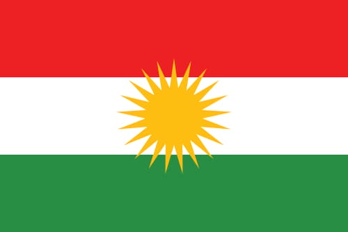 Flagga - Kurdistan