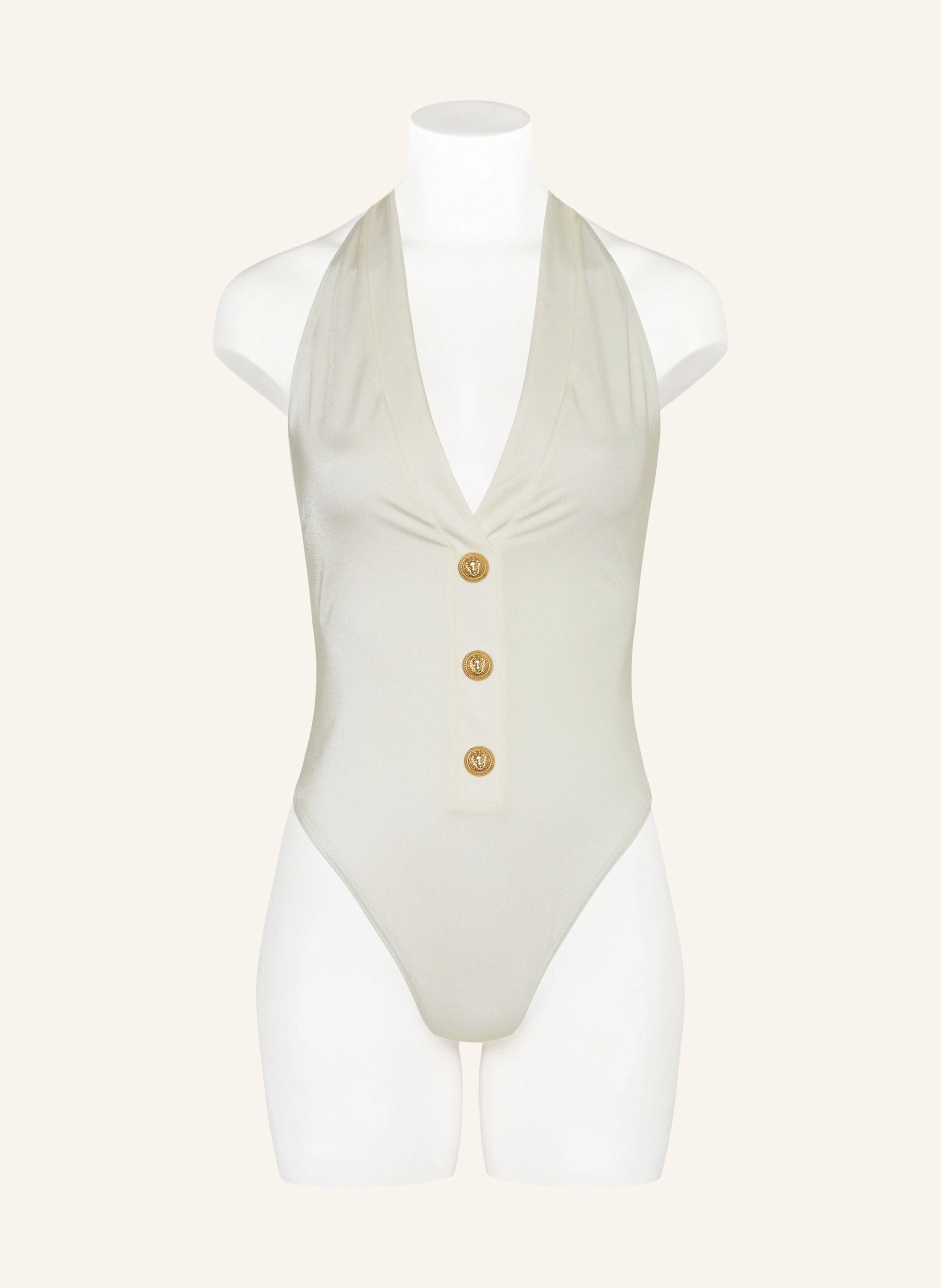 BALMAIN Neckholder-Badeanzug MAISON