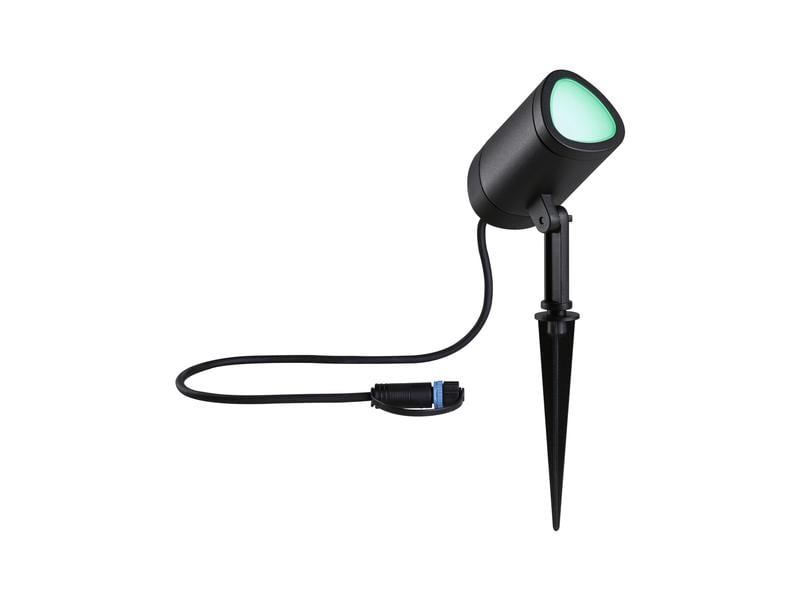 Paulmann Outdoor Gartenspot Plug & Shine Shira, RGBW, 6.5W, LED Gartenstrahler
