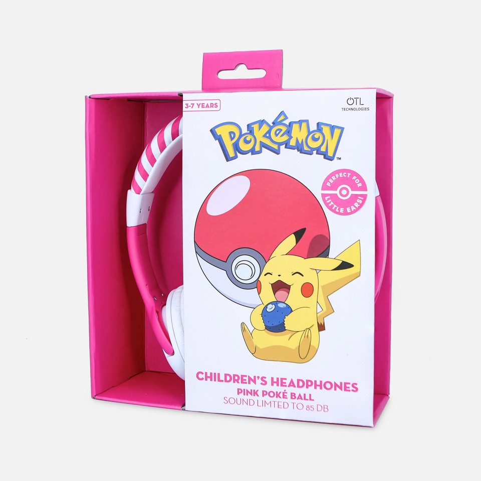 OTL - Junior Hovedtelefoner - Pokemon Pokeball Pink