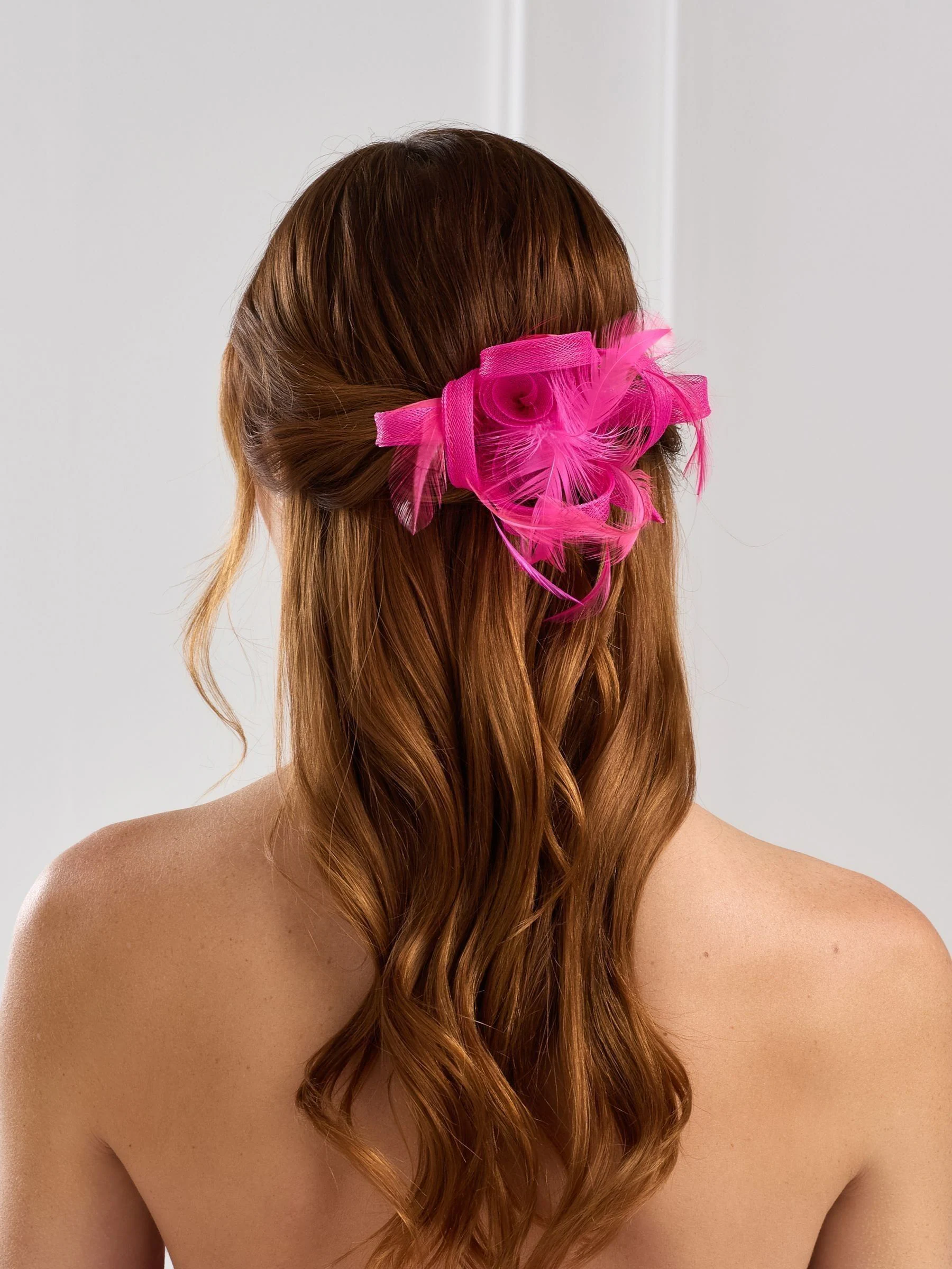 Fuchsia - Jon Richard - Kleine fascinator
