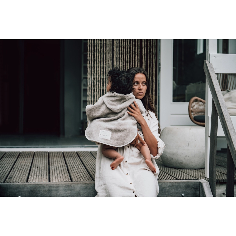 koeka Badeponcho Dijon Daily Taupe