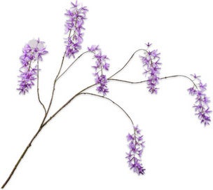 Silk-Ka kunstbloem Blauwe regen paars 133 cm